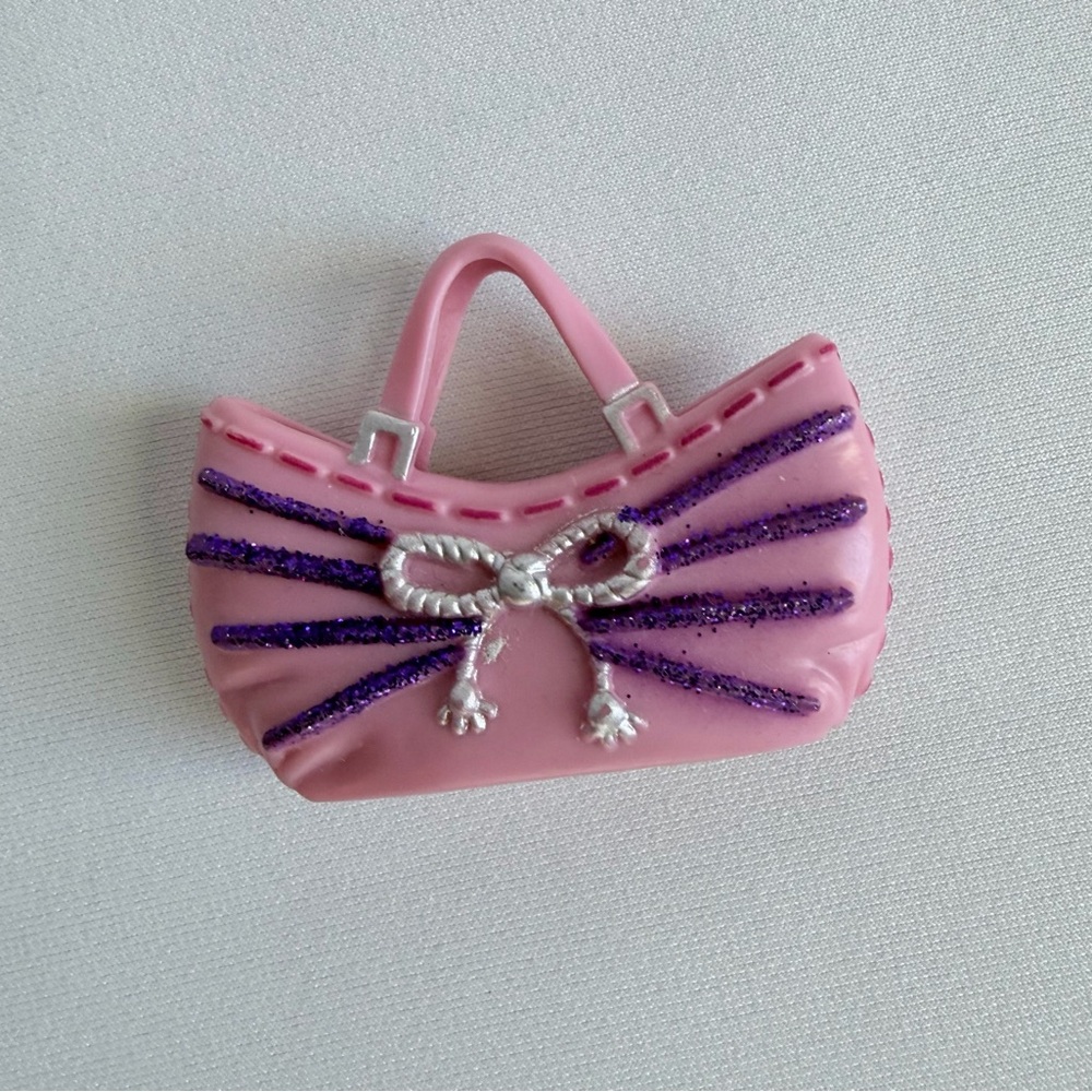 Barbie My Scene Juicy Bling Kennedy Doll's Purple Bow Bag Purse Accessory Rare